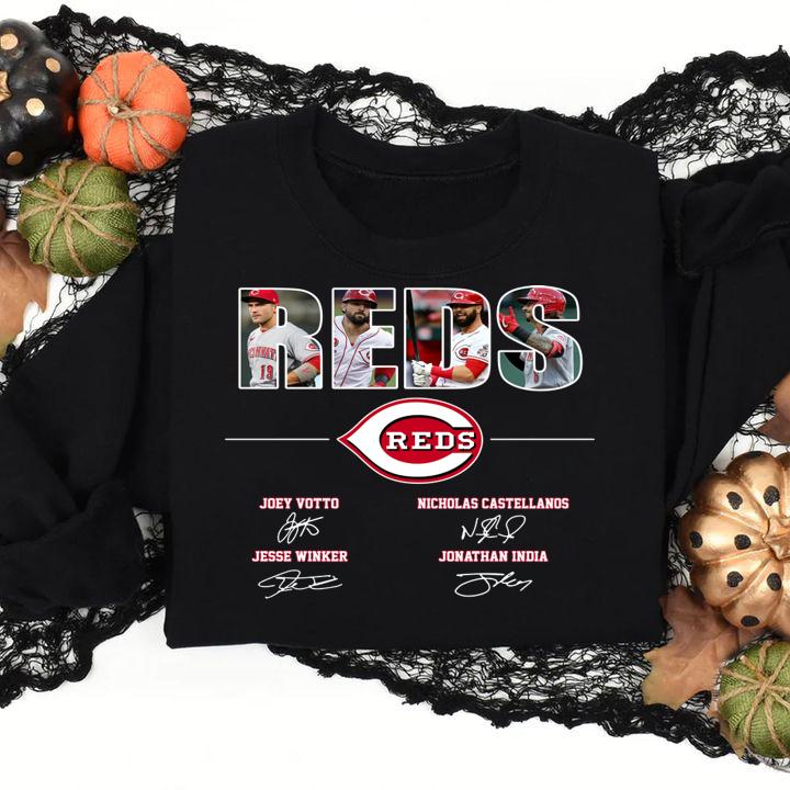 Cincinnati Reds Signatures t-shirt sweatshirt