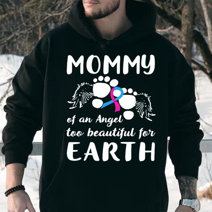 Pretty Miscarriage Mommy Of Angel Pregnancy Loss Baby Infant t-shirt hoodie