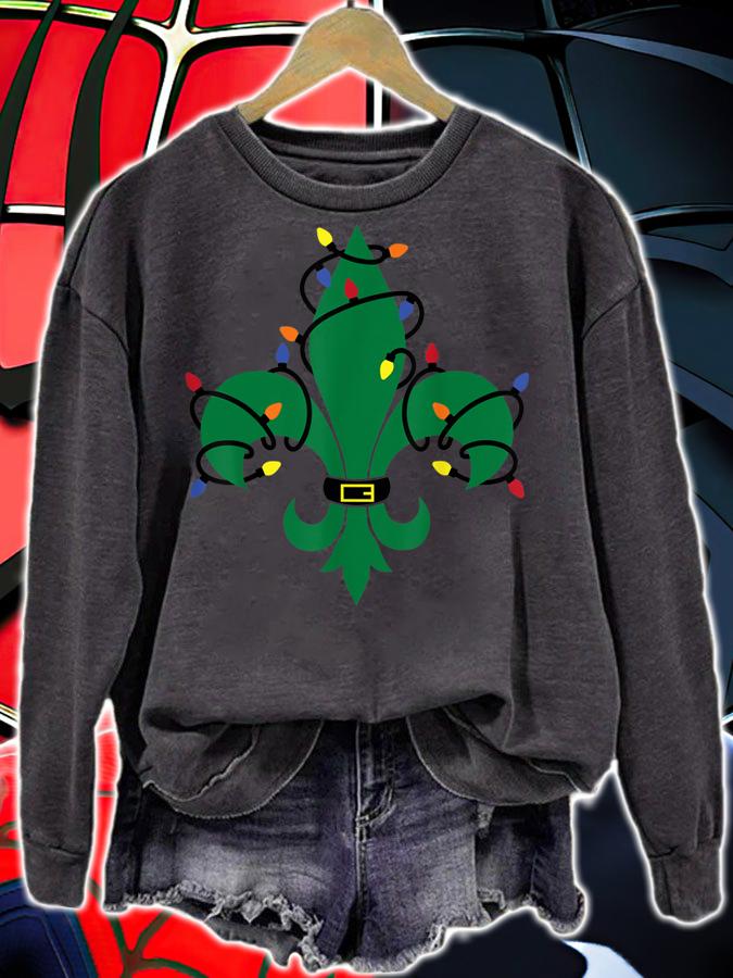 Fleur-de-lis Louisiana New Orleans Symbol Christmas t-shirt sweatshirt