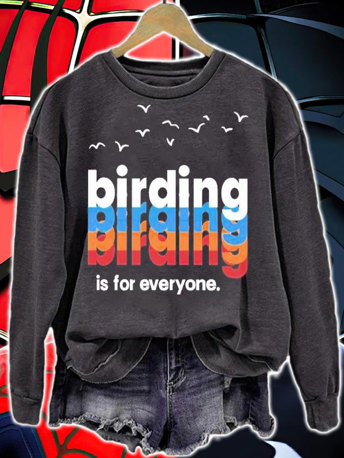 Dexter Patterson birding is for everyone t-shirt sweatshirt