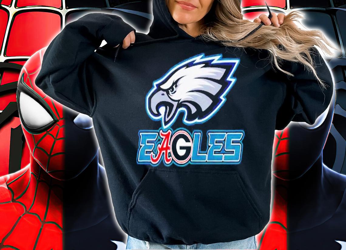 Eagles Philadelphia Eagles and Alabama Crimson Tide and Georgia Bulldogs t-shirt hoodie