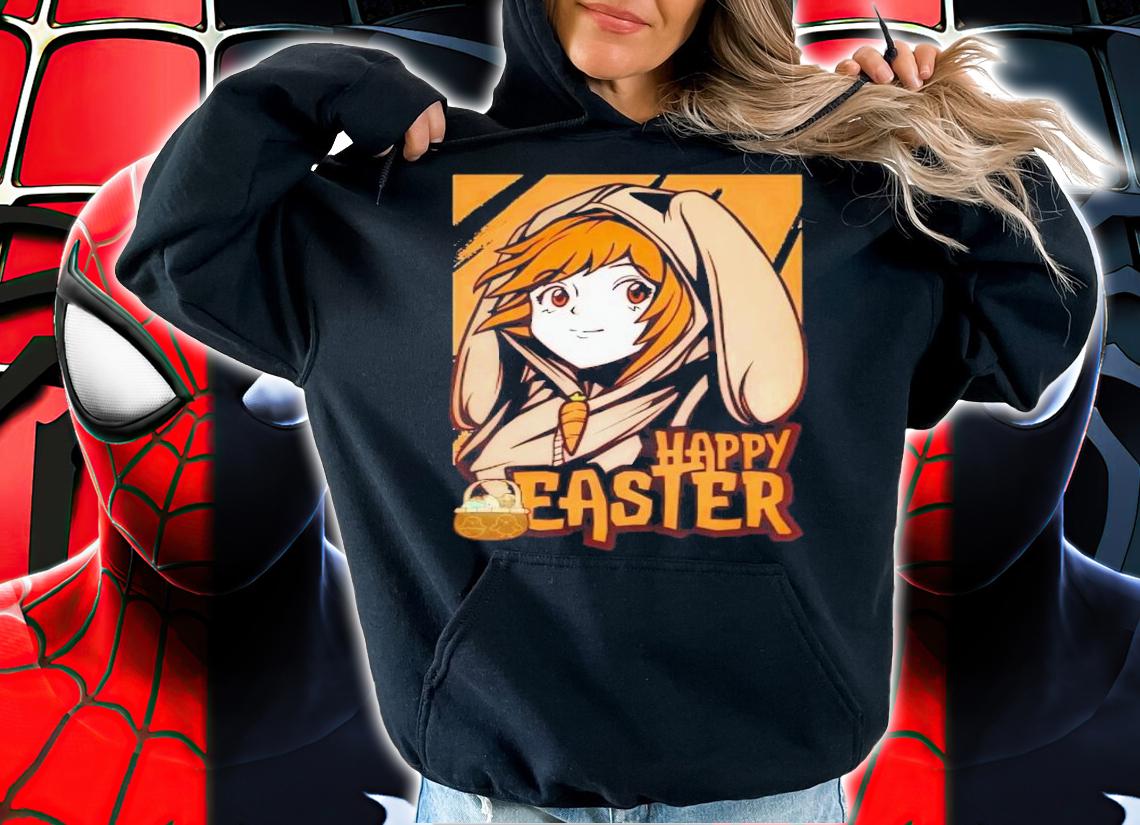 Anime Bunny Happy Easter shirt t-shirt hoodie