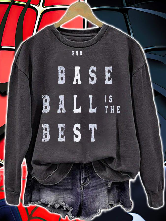 Baseball is the best End ALS shirt t-shirt sweatshirt