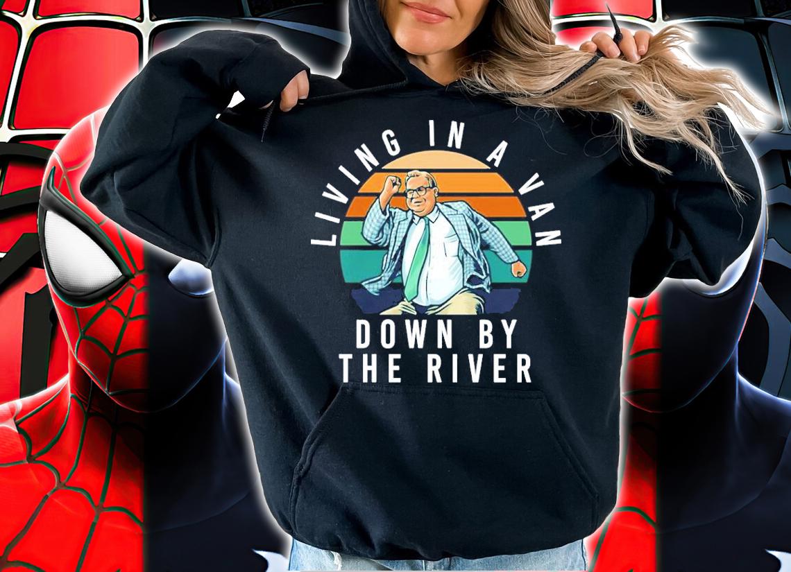 Chris Farley Living In A Van Down By The River Vintage Shirt t-shirt hoodie