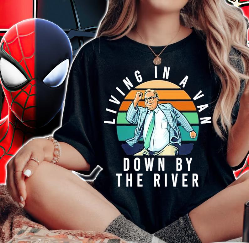 Chris Farley Living In A Van Down By The River Vintage Shirt t-shirt woman shirt