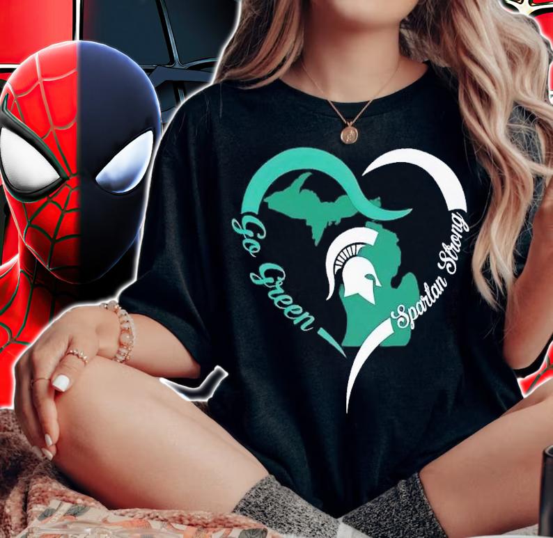 Go green Spartan strong shirt t-shirt woman shirt