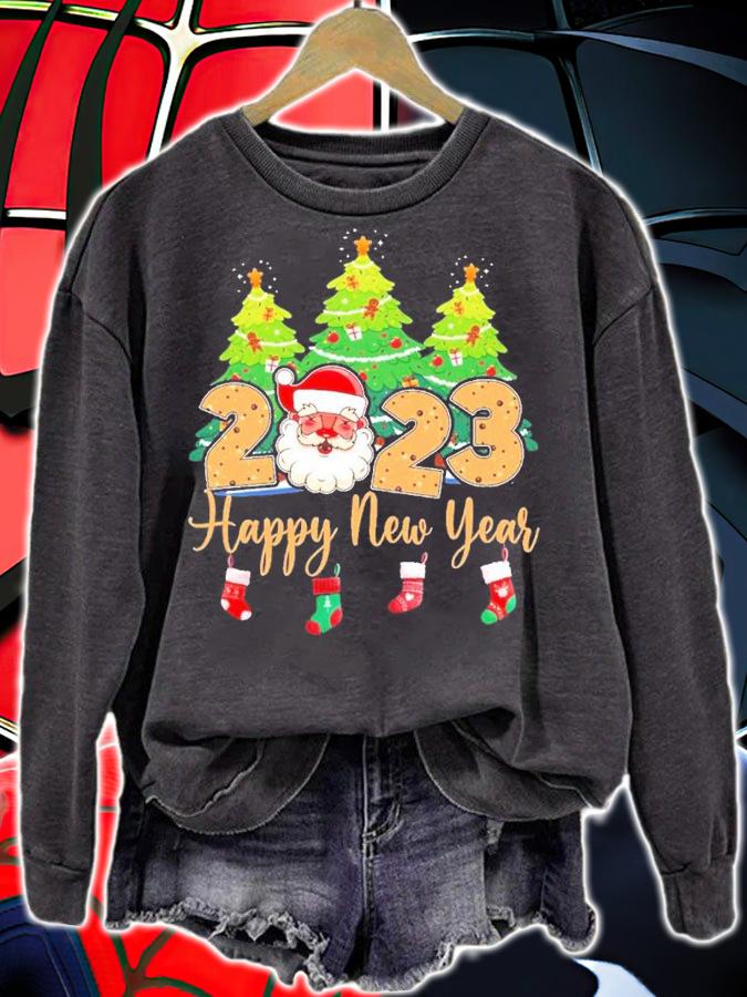 Hello 2023 New Year Party Cute Shirt t-shirt sweatshirt