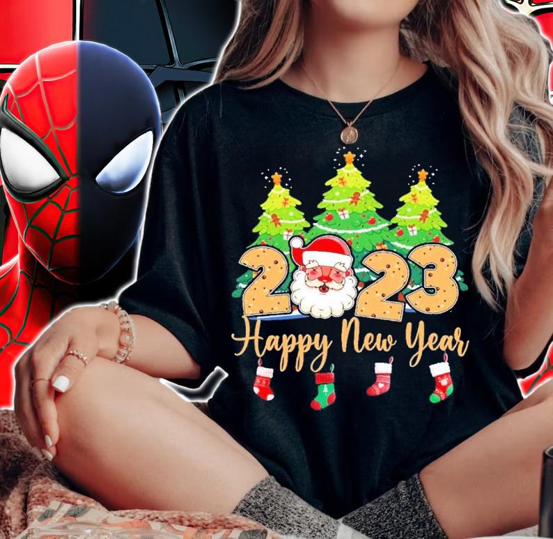 Hello 2023 New Year Party Cute Shirt t-shirt woman shirt