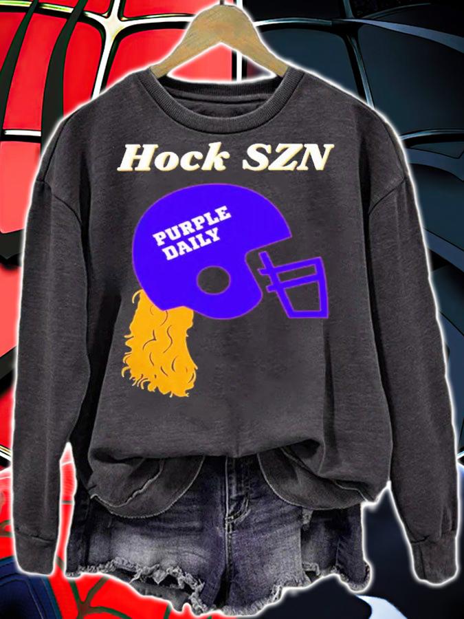 Hock Szn Purple Daily Shirt t-shirt sweatshirt