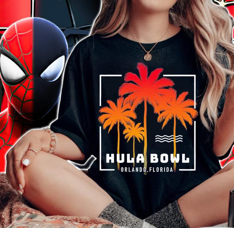 Hula Bowl Miami Palm shirt t-shirt woman shirt