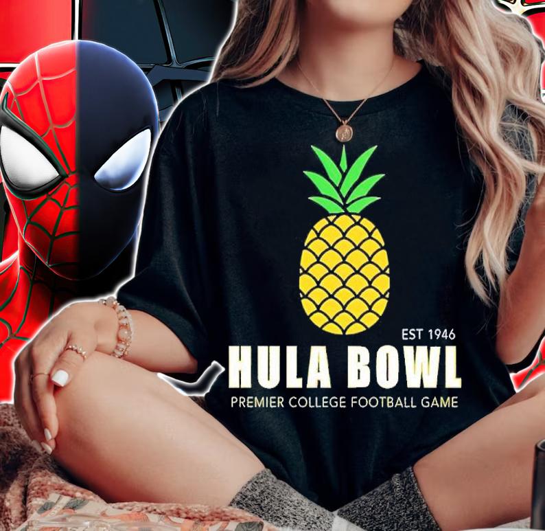 Hula Bowl Pineapple shirt t-shirt woman shirt