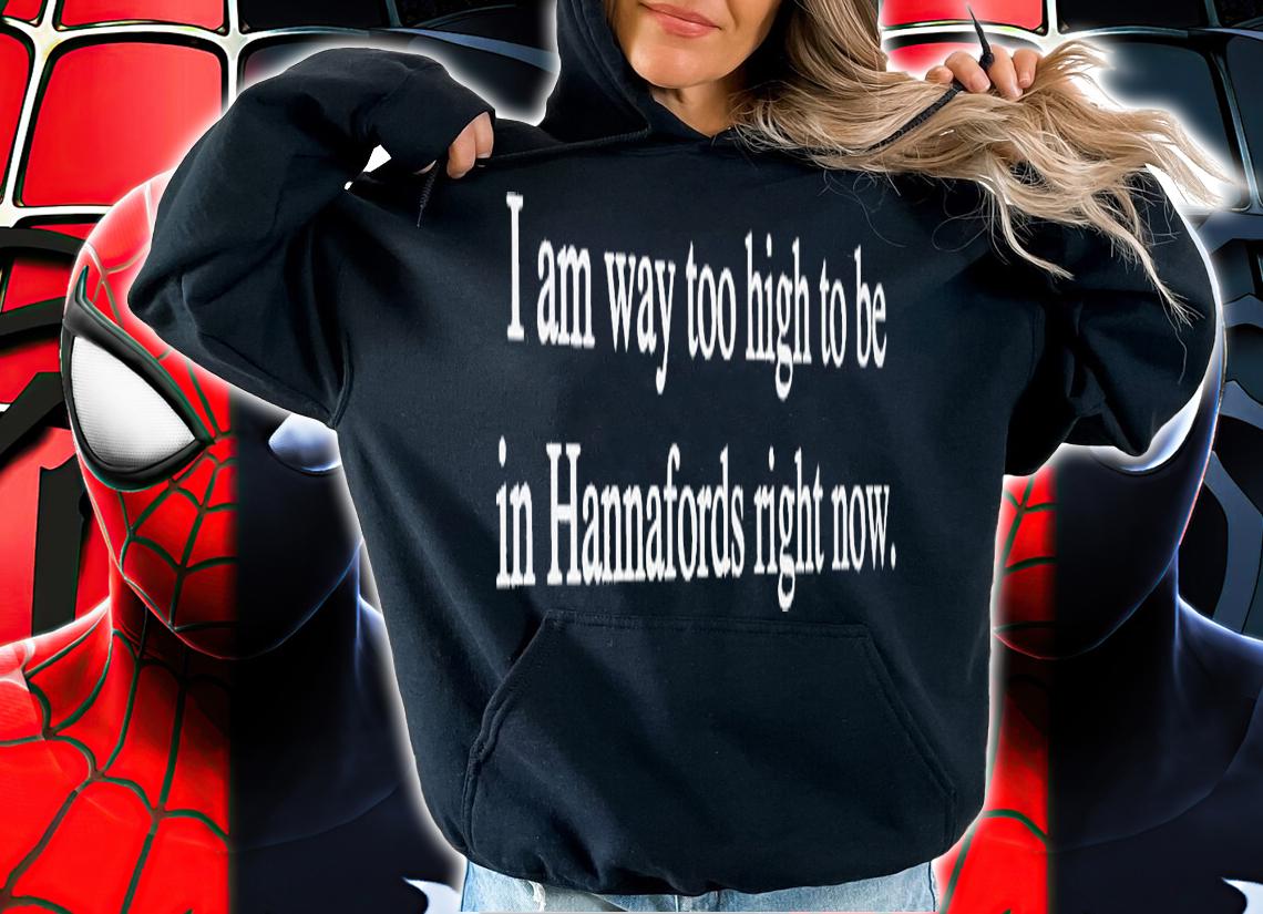 I am way too high to be in hannafords right now shirt t-shirt hoodie