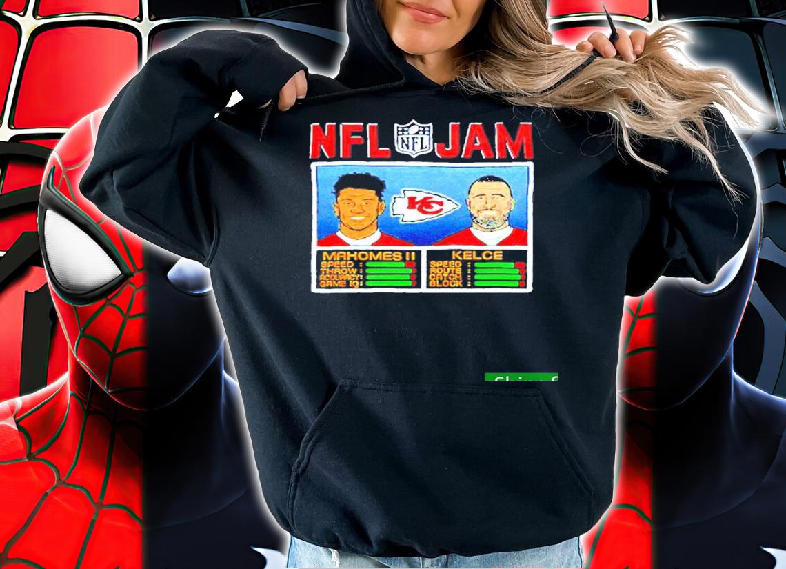 Nice nFL Jam Chiefs Mahomes And Kelce Shirt t-shirt hoodie