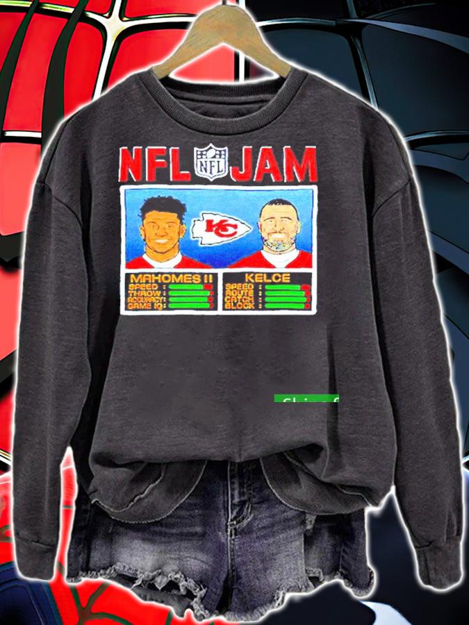 Nice nFL Jam Chiefs Mahomes And Kelce Shirt t-shirt sweatshirt