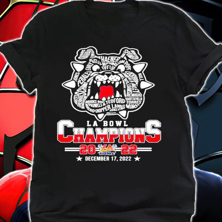 Mississippi State Bulldogs Player Names LA Bowl Champions 2022 Shirt t-shirt shirt