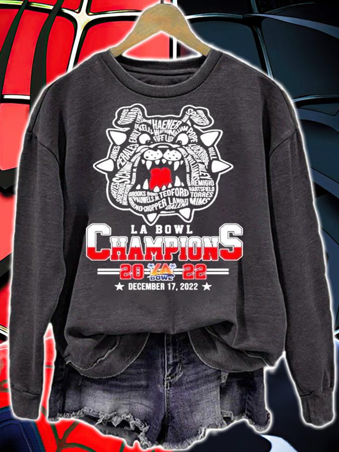 Mississippi State Bulldogs Player Names LA Bowl Champions 2022 Shirt t-shirt sweatshirt