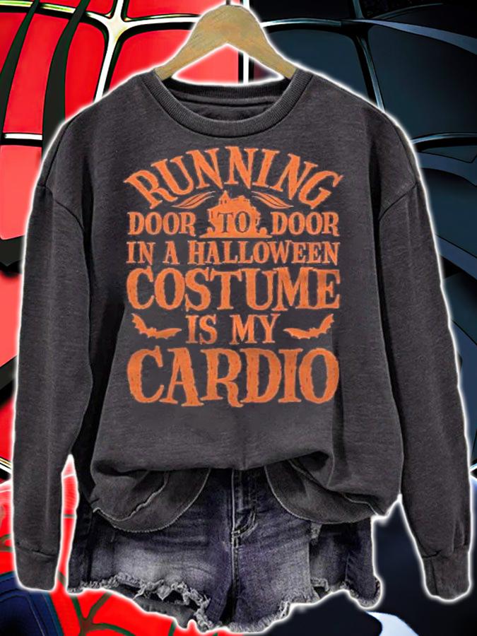 Halloween Trick Or Treat Cardio Costume Graphic T-shirt t-shirt sweatshirt