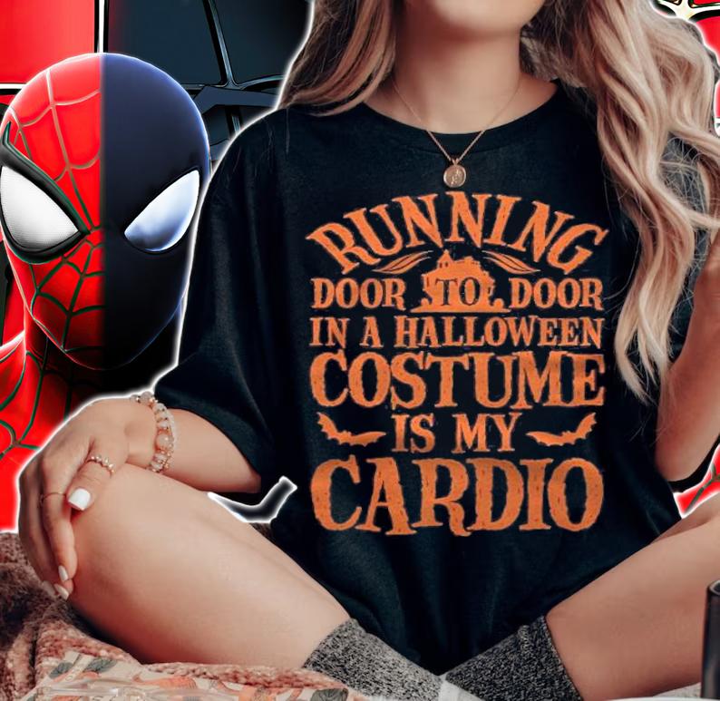 Halloween Trick Or Treat Cardio Costume Graphic T-shirt t-shirt woman shirt