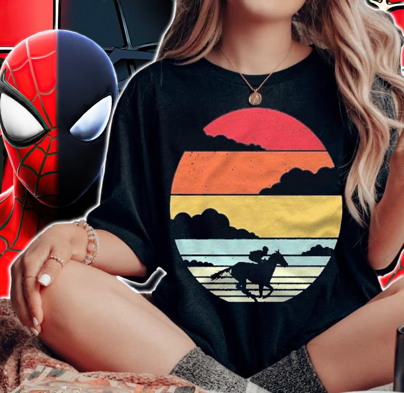 Horse Racing Vintage Retro Gift Shirt t-shirt