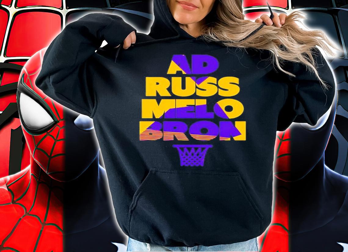 Los Angeles Lakers LeBron Anthony Davis Russell Westbrook's AD Russ Melo Bron Shirt t-shirt