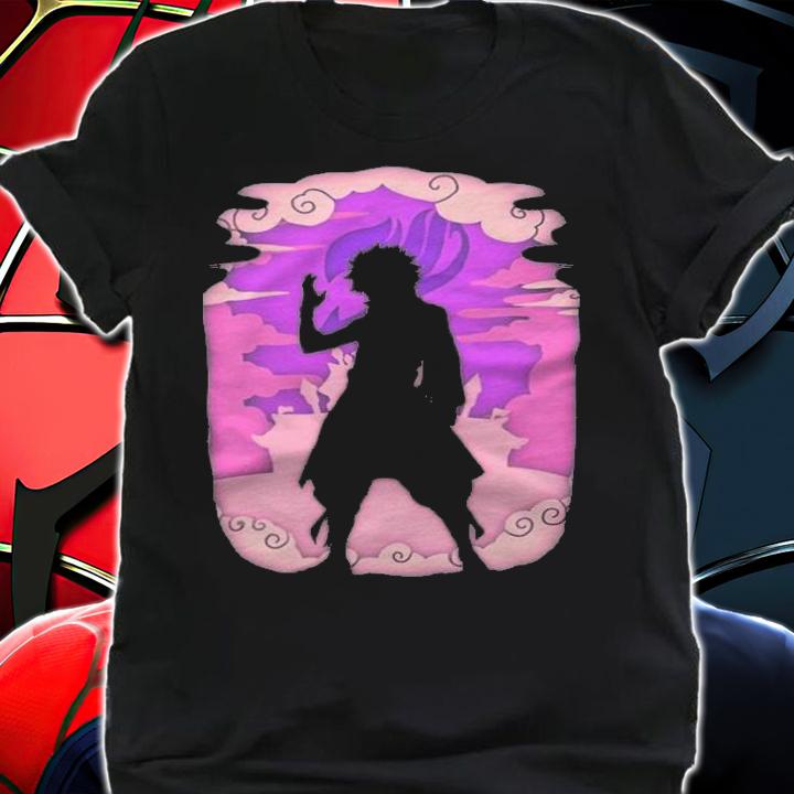 Fairy Tail Natsu Dragneel character's shadow T-shirt