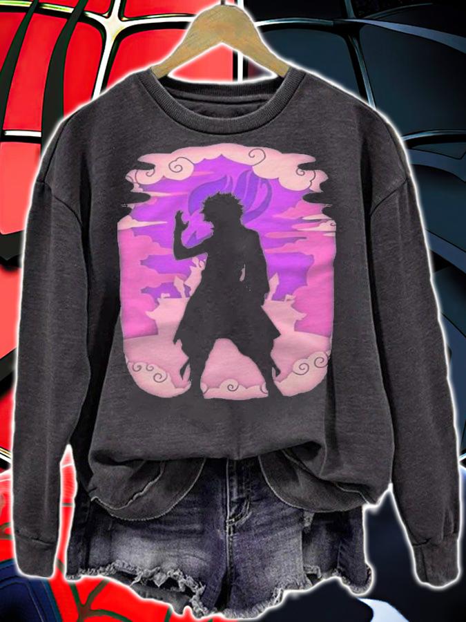 Fairy Tail Natsu Dragneel character's shadow T-shirt