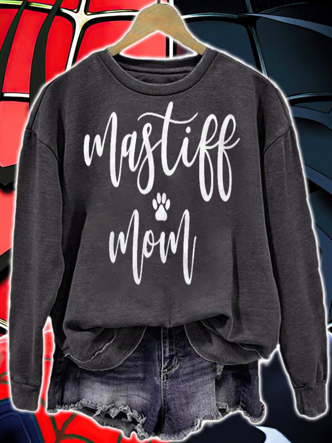Mastiff Mom Gifts Rescue Mastiff T-shirt sweatshirt