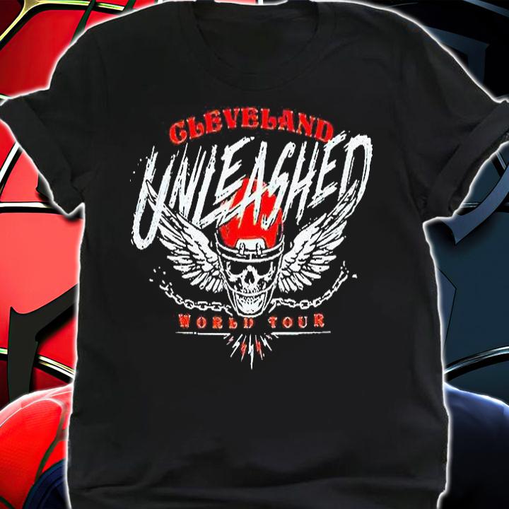 Cleveland unleashed Football world tour T-shirt shirt