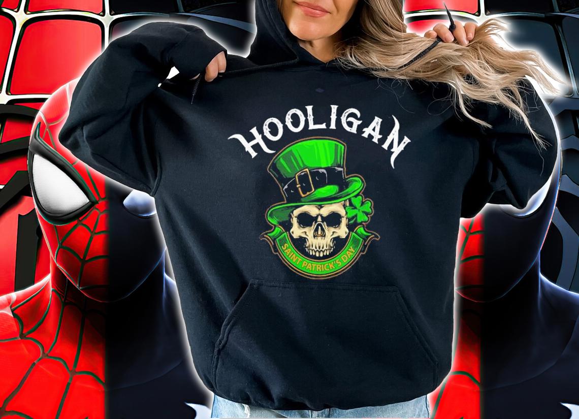 Skull Hooligan Saint Patrick's Day shirt