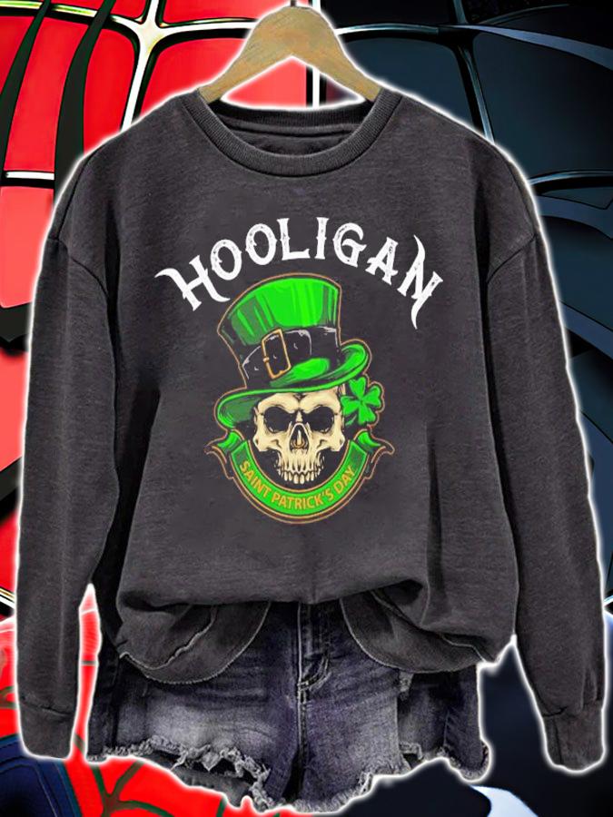 Skull Hooligan Saint Patrick's Day shirt