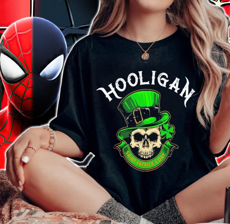 Skull Hooligan Saint Patrick's Day shirt