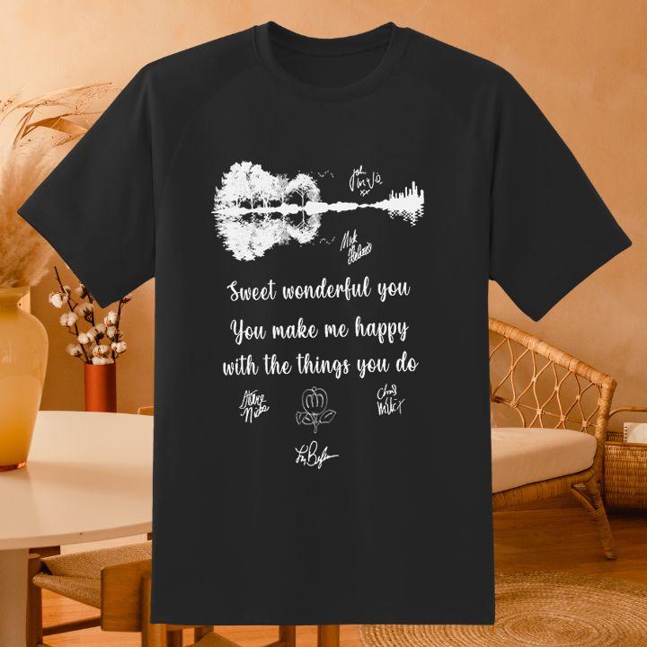 Nice Guitar Lake Fleetwood Mac Rumours Sweet Wonderful You Make Loving Fun Shirt