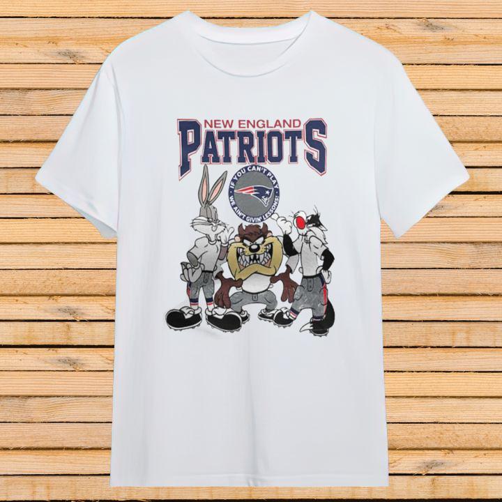Premium Looney Tunes New England Patriots We Ain't Giving Lessons T-Shirt