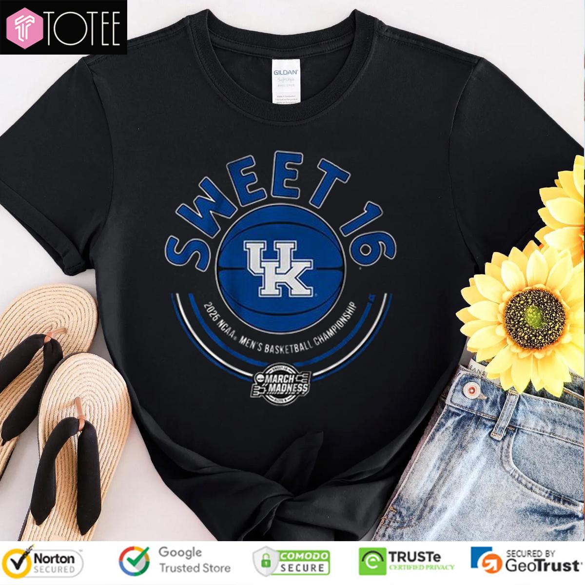 Kentucky Wildcats Sweet Sixteen 2025 NCAA Men's Basketball Championship Shirt