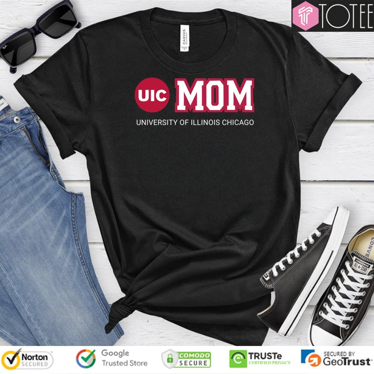 University Of Illinois Chicago Flames Mom T-shirt